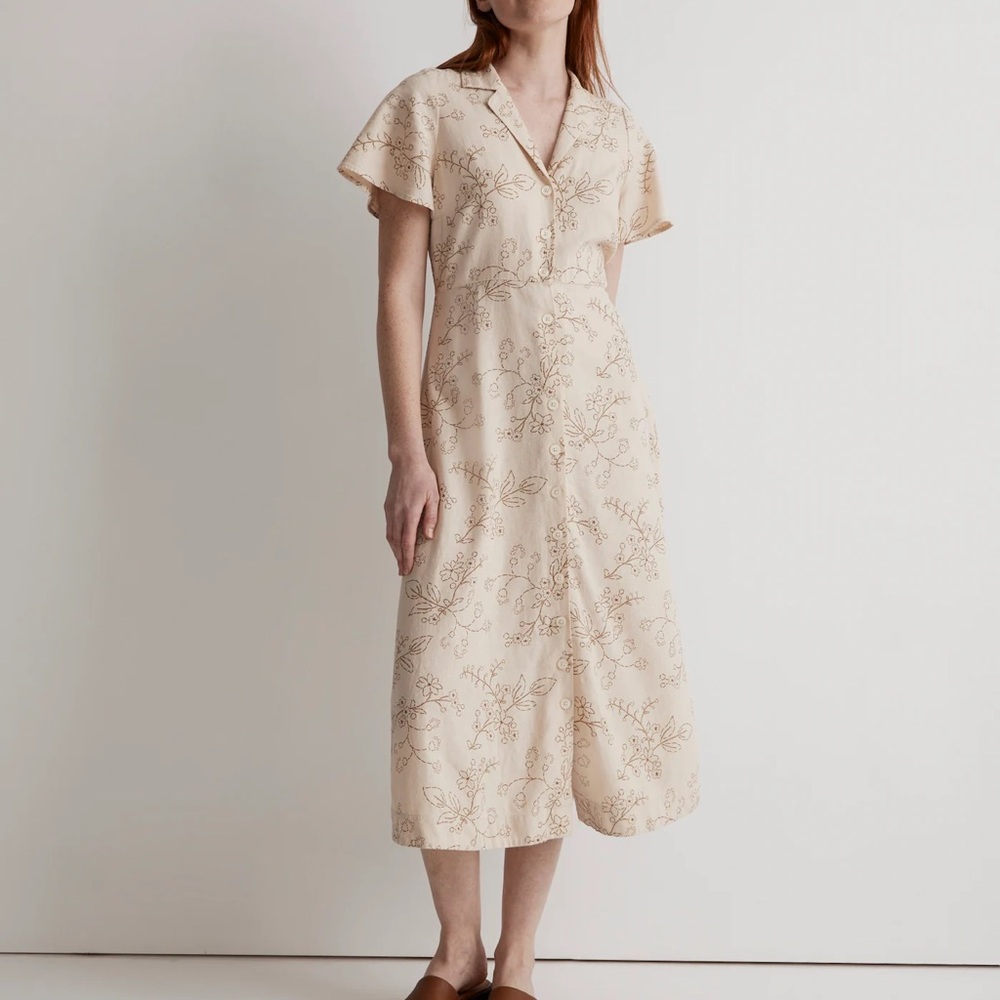 NWT Madewell Kacie Shirtdress 10